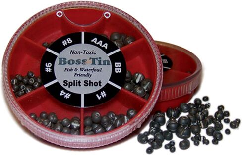 UMPQUA - Boss Tin 6-Way Oval Split Shot Dispenser in Saudi Arabia
