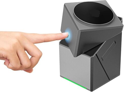 Wireless Charging Station, CubeTrick-X Qi2 15W Fast Charge, 3 in 1 Wireless Charging Station for Apple Watch Charger, for iPhone 16, 15, 14, 13, 12 Series, AirPods (30W USB Charger Included) in Saudi Arabia