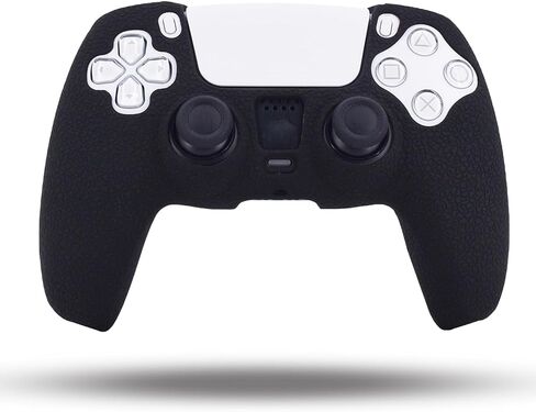 Grips متوافقة مع الجلد PS5 وحدة تحكم ، قبضة السيليكون لـ PlayStation 5 وحدة تحكم الغطاء المضاد للانزلاق لوقاية وحدة التحكم PS5 -pack2 مع 8pcs pro thumb grips -black camoublue in Kuwait