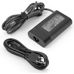 New Slim 65W USB C Laptop Charger for HP Envy,Probook, Elitebook,Chromebook,Spectre x360, Fast Charging, Portable, Safety and Durable