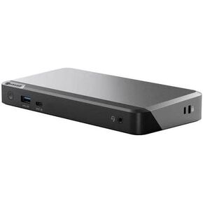 ALOGIC MX2 8-in-1 4K USB-C Docking Station, 2X DisplayPort, 3X USB-A, USB-C, 3.5mm TRRS Audio/Microphone Jack & Gigabit Ethernet, 4K Dual Display with 100W Power Delivery.