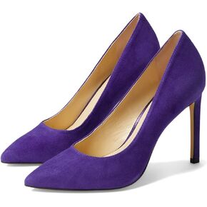 Nine West Women's Tatiana Pump, Red Suede 605, 6