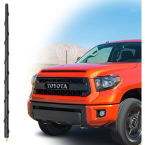 16 inches Antenna Compatible with 2000-2021 Toyota Tundra Tacoma | Car Wash Proof | Flexible Rubber Copper | Designed for Optimized FM/AM Reception