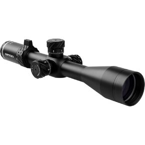 Riton Optics Series 3 Conquer 6-24x50 Riflescope - First Focal Plane HD Glass Illuminated Reticle with Integrated Removable Two Location Three Available Height Throw Levers