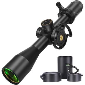 WestHunter Optics HD-N 4-16x44 FFP Riflescope, 30 mm Tube First Focal Plane Etched Glass Reticle Tactical 1/4 MOA Hunting Shooting Scopes