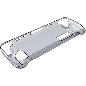 ARFUKA Protective Case TPU Cover Anti-Scratch Shell Protective Sleeve Compatible with Steam Deck Accessories Transparent Black