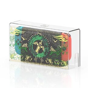 Geekria Clear Acrylic Dust Cover Compatible with Nintendo Switch/Switch OLED Charging Dock, Tears of the Kingdom Dust Protective Case, Anti Scratch Waterproof Protective Display Box (Pattern)