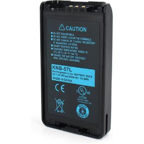 KNB-57L Li-ion Battery Fit for TK-3360 TK-3173 TK-3170 TK-3160 TK-3140 TK-2360 TK-2173 TK-2170 TK-2160 TK-2140 NX220 NX320 Radio, 1PC KNB-55L 7.4V 2000mAh Battery