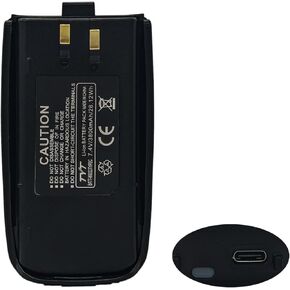 TH-UV8000D Battery Upgraded USB-C Charging 3800mAh High Capacity Li-ion Battery Replacement TH-UV8000E Two Way Radio LB-75L