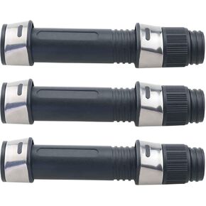 3PCS Black Fishing Rod Reel Holder I.D. 16x105mm Length Fishing Rod Reel Holder ABS Fishing Rod Handle Fishing Gear Accessory Used for Fixing Fishing Rods and Reels