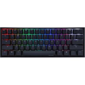 Ducky One 2 Pro 60% Mechanical Keyboard: QUACK Mechanics Dampening, Gateron Silent Brown Switches, High-Density PBT doubleshot Keycaps, RGB, US, Blackout