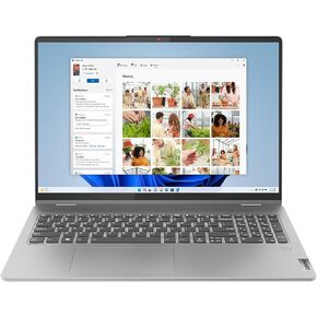 Lenovo IdeaPad Flex 5 16IRU8 16" WUXGA 2-In-1 Touchscreen Laptop, Intel Core i7-1355U 1.7GHz, 16GB RAM, 512GB SSD, Windows 11 Home, Arctic Gray