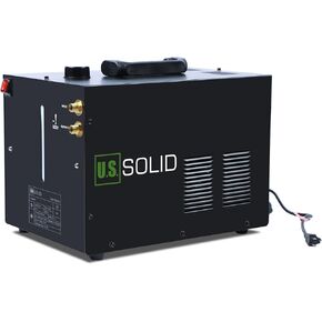 U.S. Solid Water Cooler 18 L - 4.8 gal Tig Welder Torch Water Cooling Machine - Wind Tunnel Heat Dissipation System TIG MIG Welder with Transparent Window - Improved Cooling Effect - Non-Leak Design