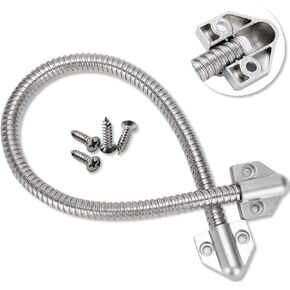 2-Pack Door Flex Conduit 20" Door Wire Conduit Flexible Conduit Flexible Electrical Conduit Door Cable Protector Stainless Steel Conduit for Access Wire Protector Control System Video Line Lock (2)