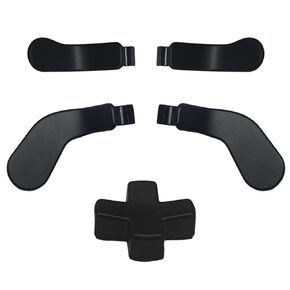 5 in 1 Elite Controller Paddles for Xbox Elite Controller Series 2,Metal Standard D-Pad for Xbox Elite Series 2 Core,Stainless Steel Replacement Parts Accessories for Xbox Controller Elite(Black)