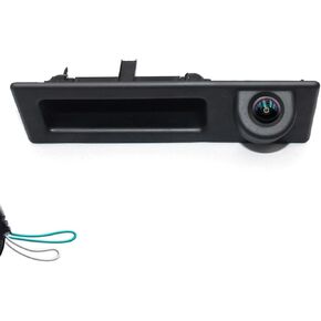 Vehicle Backup Camera CCD Compatible for BMW 3 5 Series X1 3 4 5 F07 F10 F11 F25 F26 F30 F34 Car Rear View AHD 1080P Camera Reverse Parking Fisheye Lens Waterproof Cam Car Trunk Handle Camera