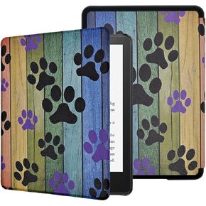 Case for 6.8" Kindle Paperwhite (11th Generation-2021) and Kindle Paperwhite Signature Edition, Bible Verse Collage Premium PU Leather Folio Cover with Auto Wake/Sleep