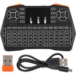 I8 Plus LED Backlight Keyboard,2.4GHz Mini Wireless Keyboard,Remote Control Innovative Keyboard Mouse,with Touchpad,HighSensitivity,Operation is Simple and Accurate,for XBOX360,TV Box