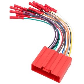 RED WOLF Radio Wiring Harness for Mazda 2001-2017 Miata MPV Protege Car Stereo Wire Harness Adapter Mount on Aftermarket Head Unit Cable Plug w/Wire Connector Butt