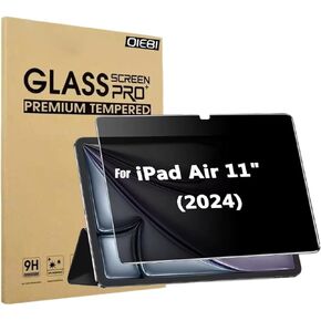 Privacy Screen Protector for Pad Air 11 inch (M2, 2024 Release), Anti-Spy Tempered Glass Film, 1 Pack
