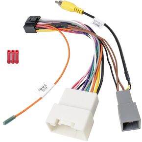 20Pin Radio Wiring Harness Adapter 16Pin ISO Android Car Stereo Wire Harness Kit RCA Connector Compatible with Mitsubishi Outlander Lancer ASX Mirage Pajero Triton