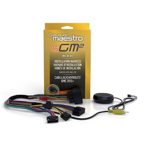Idatalink Maestro HRN-SR-GM2 T-Harness for Select Chevrolet/GMC GM Vehicles 2010+, replace the factory radio while retaining steering wheel controls & use of factory amp (ADS-MSR module also required)