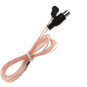 SING F LTD 300 Ohm Fm Radio Antenna Dipole Indoor T Antenna Hd Aerial Male Type F Connector Y Tuner Compatible with Yamaha