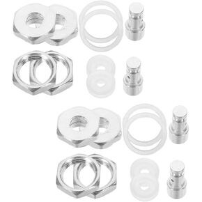 4Set Pressure Cooker Float Valve Replacement Kit Includes Sealer Ring Nut and Gasket for Electric Pressure Cookers of Safety Valve Parts