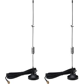 4G LTE Antenna 8dBi SMA Male Magnetic Base Antenna with RG174 6.6ft Cable for 4G LTE USB Adapter Wireless Range Extender Wireless CPE Router Cellular Gateway Industrial IoT Router