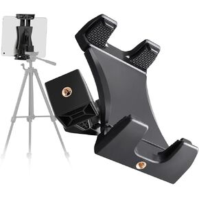 Tablet Tripod Mount Adapter-Jubor Rotatable 360° Tablet Tripod Holder Fits Phone, iPad, iPad Air, iPad Mini, iPad Pro 4.7-12.9" Screen, Use on Tripod, Monopod, Tabletop Tripod Stand, Selfie Stick, Etc
