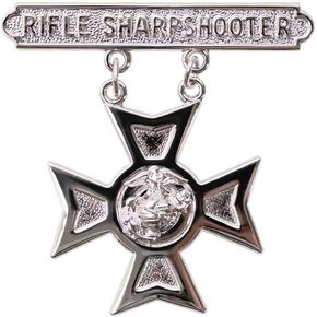 Marine Corps Qualification Badge: Rifle Sharpshooter