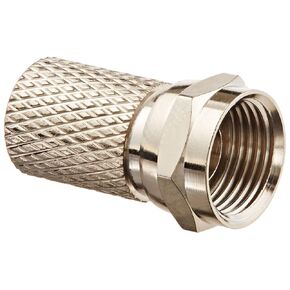 NSI FC6T-Q Twist On "F" Connector for Quad Shield RG6/U Cable