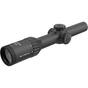 Vector Optics Continental 1-6x24 Fiber LPVO Rifle Scope, 30mm Tube, CQB Riflescope, Illuminated Reticle, 90% Light Transmission, Designed for AR Tactical Competition Hunting, Lock Turret, SCOC-44