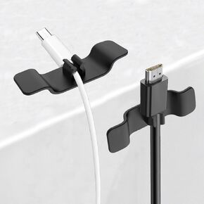 2 Pack Cord Organizer Holder, Cable Smooth Easy Secure Cable Management, Cord Organizer for Home, Office, Car, Desk