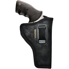 Houston Gun Holsters - Nobuck ECO Leather Concealed Carry - Revolvers K, L, M & N Frames, Taurus Jugde, 5 & 6 Shots, 3.5 to 4.5¨ BRL