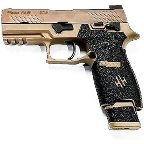 Handleitgrips Handgun Grip Tape Compatible with Sig Sauer M18 / M17-Black Edge Series Pistol Grip Tape, Gun Parts & Accessories, Made in The USA