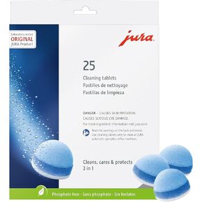 3-Phase Cleaning Tablets For JURA Coffee Machines（25 count）
