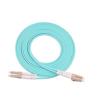LC to LC Fiber Patch Cable OM4 ，10GB Multimode Duplex LC-LC 50/125um Fiber Optic Cable Cord LSZH, om4 Fiber lc to lc 3.00MM (3M（10ft）)