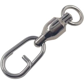 Fishing Ball Bearing Swivel Fishing Split Ring Fast Link Fishing Lures Stainless Steel Solid Welded Rings Barrel Swivels Saltwater