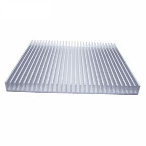 Large LED Aluminum Heatsink 200 x 220 x 18mm / 7.87 x 8.66 x 0.71 inch Amplifier Cooler Electronic Heat Sink Board
