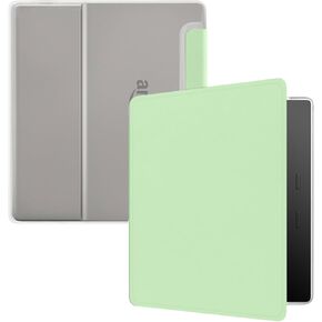 Case for 7" Kindle Oasis (3th Generation-2017 Release), Ultra Clear Soft Flexible Transparent TPU Back Cover with Auto Sleep/Wake for Kindle Oasis (Model NO. S8IN4O), Light Green