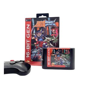 Astebros{US version} Roguelite Game for Sega Genesis/Mega Drive, Procedural Dungeons, 3 Characters, Single/Double Player, Retro game