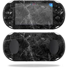 MightySkins Skin Compatible with Sony PS Vita (Wi-Fi 2nd Gen) wrap Cover Sticker Skins Black Marble