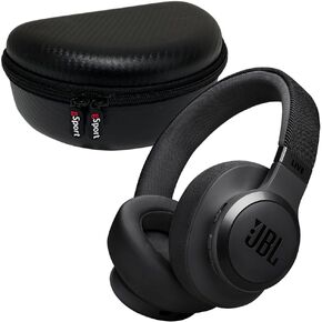 JBL Live 770NC Wireless Over Ear Noise Cancelling Headphone Bundle with gSport Case (Sandstone)