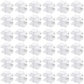 36-Pack Fiber Optic Coupler Keystone Jack Wall Plate Insert for Simplex SC or Duplex LC Couplers (Coupler not Included)