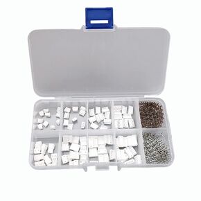 360Pcs JST ZH 1.5mm Connector Kit Compatible 1.5mm Pitch Male Female Housing Connectors Aerial Docking 2/3/4/5Pin Plug with Crimp Terminal
