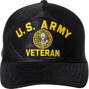 United States Navy Veteran Emblem Patch Hat Navy Blue Baseball Cap