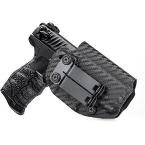 Walther P22 Holster - IWB Gun Holster for Conceadled Carry Copmatible with Walther P22 P22Q - Adj. Cant, Ride Height & Retention - Inside Waistband Appendix Carry Holster - Right/Left Hand