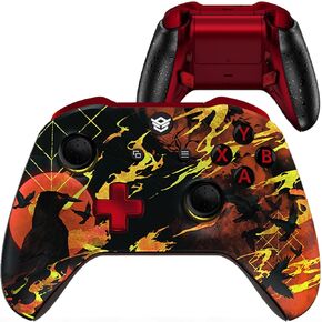 HEXGAMING BLADE Wireless Controller for Xbox Series X & S, for Xbox One, and for Windows 7/8/10-2 Remappable Back Buttons - Triggers Stop - Interchangeable Thumbsticks - Mystic Raven