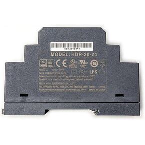 HDR-30-24 DIN Rail Power Supply, 24V 1.3A 30W, Ultra Slim, UL Certified, for Industrial Automation